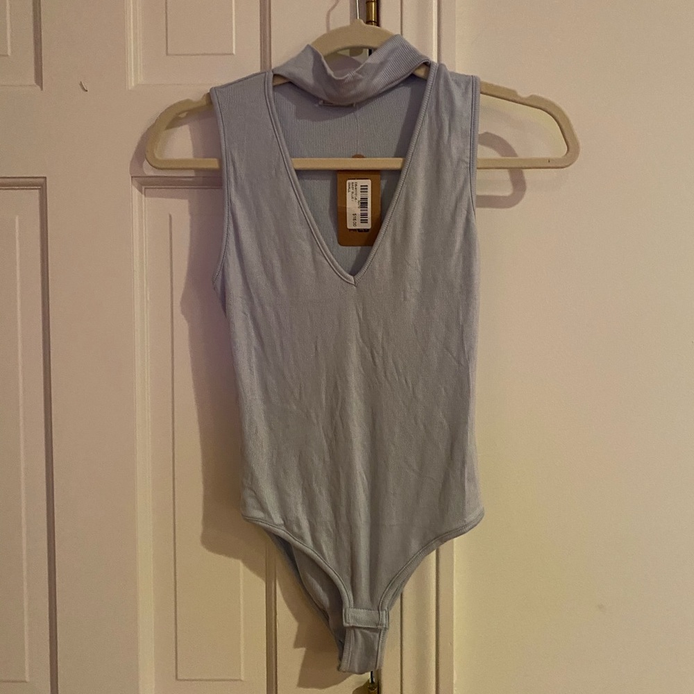 Blue bodysuit NEVER WORN